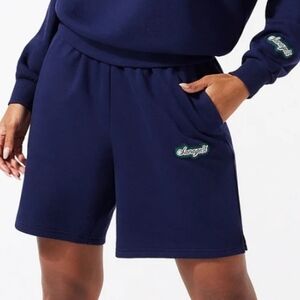 Savage X Fenty Blue Essential‎ Terry Country ClubX Sweatshort XL